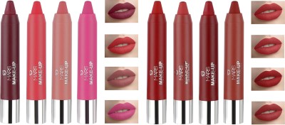 MARS Lipstick pack of 8(Shade-B+Shade-E, 28.8 g)