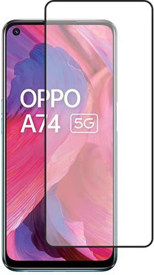 FIVE-O Edge To Edge Tempered Glass for OPPO A74 5G(Pack of 1)