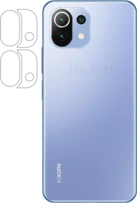 Ten To 11 Back Camera Lens Glass Protector for MI 11 Lite 5G(Pack of: 2)