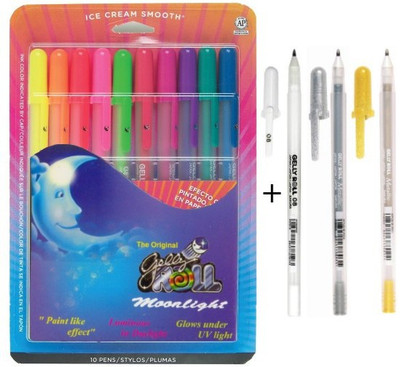 SAKURA Moonlight Gel Pen(Pack of 13, Ink Color - Multicolor)