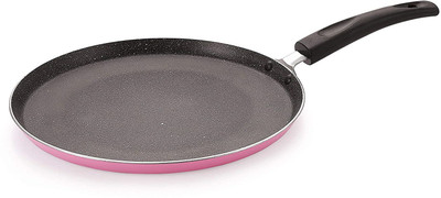 Masox Store Non-Stick Coating Flat Dosa Tawa Flat Pan 26.5 cm diameter 1 L D-21 Induction Bottom Non-Stick Coated Cookware Set(Aluminium, 1 - Piece)