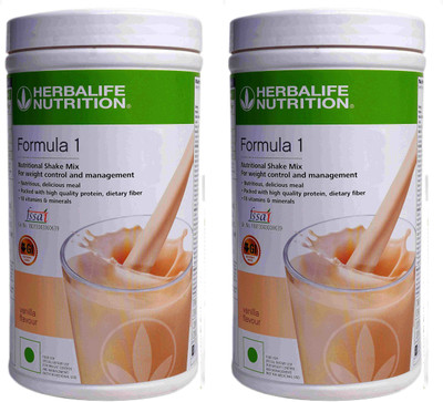 Herbalife Nutrition weight loss formula 1 combo Vanilla Plant-Based Protein(500 g, 500 g, Vanilla)