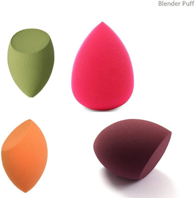 J & F Makeup Beauty Foundation Cream Powder Liquid Blender Puff Set of 4