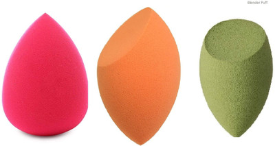 J & F Makeup Beauty Foundation Cream Powder Liquid Blender sponge Puff Pack of 3