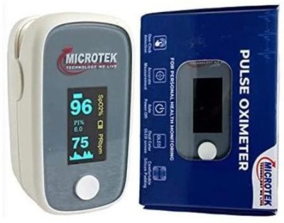 Microtek OX 07 PULSE OXIMETER Pulse Oximeter(White, Grey)