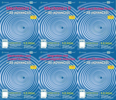 Cengage Mechanics I, Mechanics II, Electrostatics And Current Electricity, Magnetism And Electromagnetic Induction, Optics And Modern Physics, Waves And Thermodynamics For JEE (Advanced) (Physics 6 Books Set) ( For 2022 )(Paperback, Sharma) Cengage Mechanics I, Mechanics II, Electrostatics And Current Electricity, Magnetism And Electromagnetic Induction, Optics And Modern Physics, Waves And Thermodynamics For JEE (Advanced) (Physics 6 Books Set) ( For 2022 )(Paperback, Sharma)