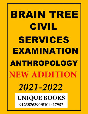 Braintree CIVIL SERVICE EXAMINATION Anthropology Printed Notes By G.S Karthik - 4 Booklets – 2021-22(Paperback, G.S.KARTHIK)