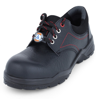 Acme Steel Toe Leather Safety Shoe(Black, S1, Size 8)