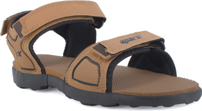 Sparx SS 9001 Men Sports Sandals(Brown, Black , 8)