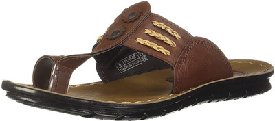 FLITE Men Sandals(Brown , 8)