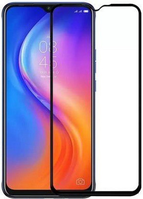 kentop Edge To Edge Tempered Glass for TECNO SPARK 5 AIR + KD6A(Pack of 1)
