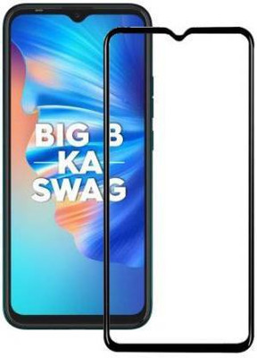 kentop Edge To Edge Tempered Glass for TECNO SPARK 6 GO + KE5J(Pack of 1)