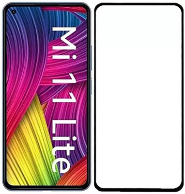 DSCASE Edge To Edge Tempered Glass for Mi 11 Lite, Redmi 11 Lite, Mi 11 Lite NE 5G(Pack of 1)