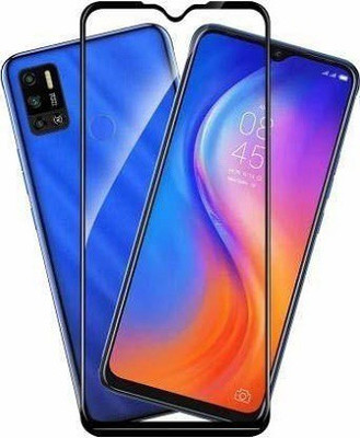 kentop Edge To Edge Tempered Glass for TECNO SPARK 5 AIR + KD6A(Pack of 1)