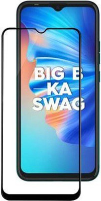 kentop Edge To Edge Tempered Glass for TECNO SPARK 4 AIR + KC1J(Pack of 1)