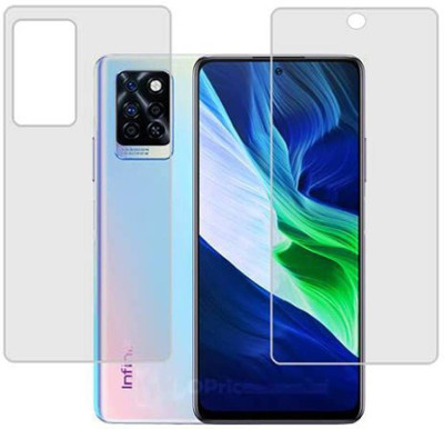 TevarSmart Front and Back Tempered Glass for Infinix Note 10 Pro(Pack of 2)