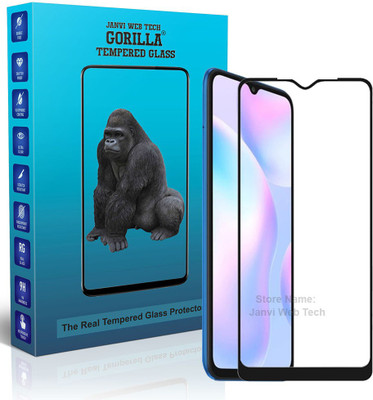 Janvi Web Tech Gorilla Tempered Glass Guard for Redmi 9i, Redmi 9A, Redmi 9C(Pack of 1)