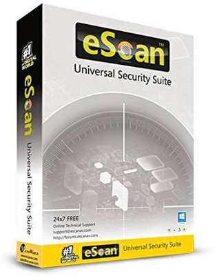 ESCAN Internet Security 1 User 1 Year(CD/DVD)
