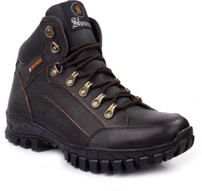 SHENCES Boots For Men(Brown , 6)