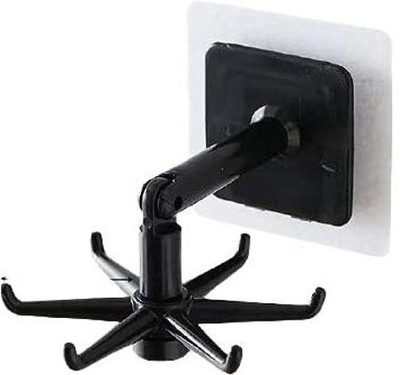 desire enterprise Glossy Shower Rod Hook(Black)