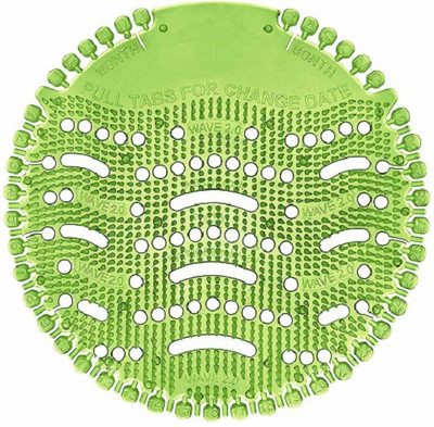 Karmarch Urinal Screen Mats with Fragrance, Anti Splash Urinal Mat Apple Mat Toilet Cleaner(1 Wipes)
