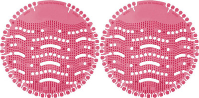 Karmarch Toilet Mat, Urinal Hygiene Products, Urinal Screen Mats with Fragrance Set 2 Rose Mat Toilet Cleaner(2 x 1 Wipes)
