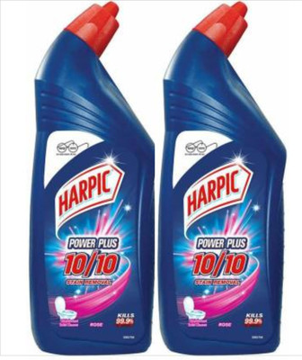 Harpic blue 1(L) Citrus Liquid Toilet Cleaner(2 x 0.5 L)