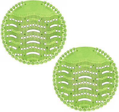 Velsun International Urinal Mat for Toilet, Urinal Screen Mats with Fragrance VL-URI-128 Lavender Mat Toilet Cleaner(2 x 1 Wipes)