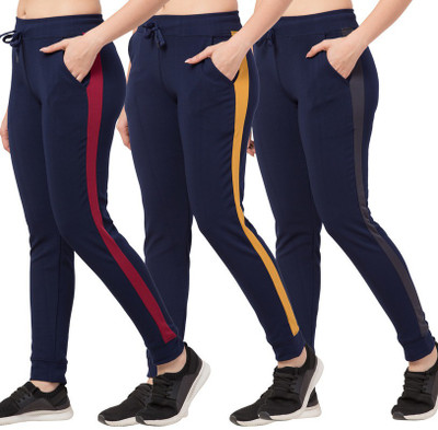 Bluecon Solid Women Multicolor Track Pants