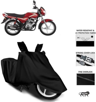 THE REAL ARV Waterproof Two Wheeler Cover for Bajaj(CT100, Black)