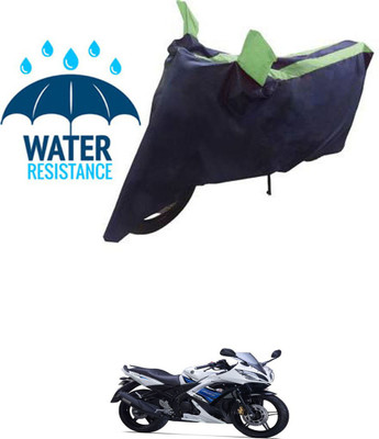Mdstar Waterproof Two Wheeler Cover for Yamaha(YZF R15 S, Blue, Green)