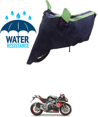 RONISH Waterproof Two Wheeler Cover for Aprilia(RSV4, Blue, Green)