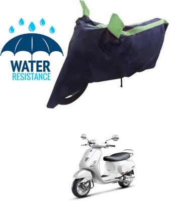 RONISH Waterproof Two Wheeler Cover for Vespa(Vespa VXL 125, Blue, Green)