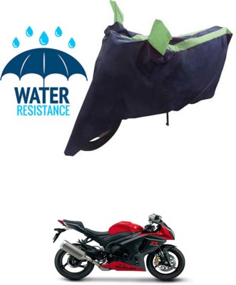 RONISH Waterproof Two Wheeler Cover for Suzuki(GSX-R1000 ABS, Blue, Green)