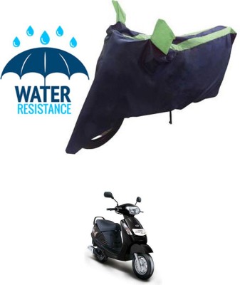 RONISH Waterproof Two Wheeler Cover for Mahindra(Duro DZ, Blue, Green)