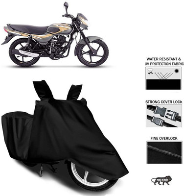 Mdstar Waterproof Two Wheeler Cover for Bajaj(CT100, Black)