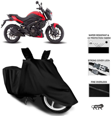 THE REAL ARV Waterproof Two Wheeler Cover for Bajaj(Dominar, Black)