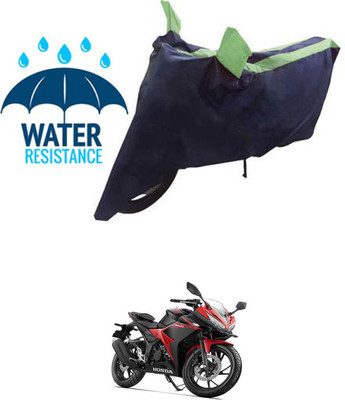 RONISH Waterproof Two Wheeler Cover for Honda(CBR 150R, Blue, Green)