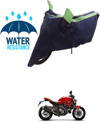 RONISH Waterproof Two Wheeler Cover for Ducati(Monster 821, Blue, Green)