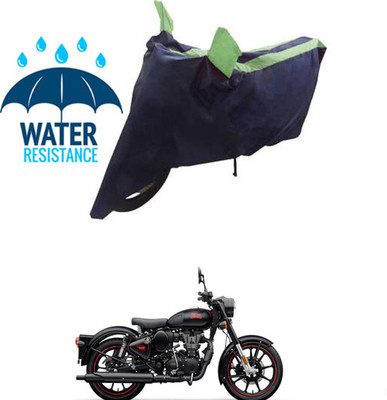 RONISH Waterproof Two Wheeler Cover for Royal Enfield(Bullet, Blue, Green)