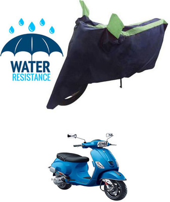 RONISH Waterproof Two Wheeler Cover for Piaggio(Vespa SXL, Blue, Green)