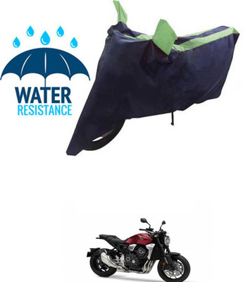 RONISH Waterproof Two Wheeler Cover for Honda(CB 1000R, Blue, Green)