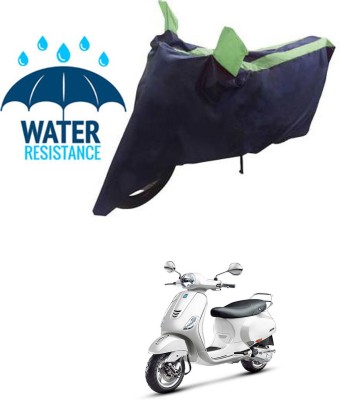 RONISH Waterproof Two Wheeler Cover for Vespa(Vespa VXL 150, Blue, Green)