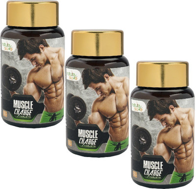 Nature Sure Muscle Charge Tablets for Men – 3 Packs (3 x 60 Tablets)(3 x 60 No)