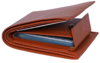 Dark Romance Men Casual, Formal Tan Artificial Leather Wallet(12 Card Slots)