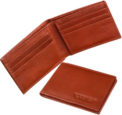 ABYS Men Brown Genuine Leather Wrist Wallet(6 Card Slots)