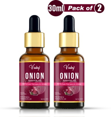 vsadey Onion Oil for Hair Growth oil and Anti Hair Fall - 30 ml (Pack of 2)(60 ml)