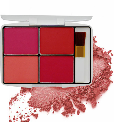 VARS LONDON Pocket matte blusher | matte color combo blusher palette | baked blusher| professional blusher(Shade 02)