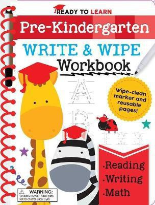 Ready to Learn: Pre-Kindergarten Write and Wipe Workbook(English, Spiral bound, Editors of Silver Dolphin Books)