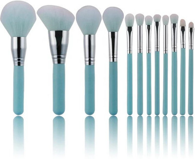 Roslet Full Face Makeup Set for Foundation Blending Powder Concealers Eye Travel Make Up Brush Kits(Pack of 12)